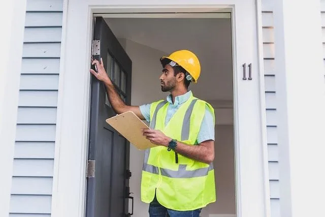 an engineer doing inspection